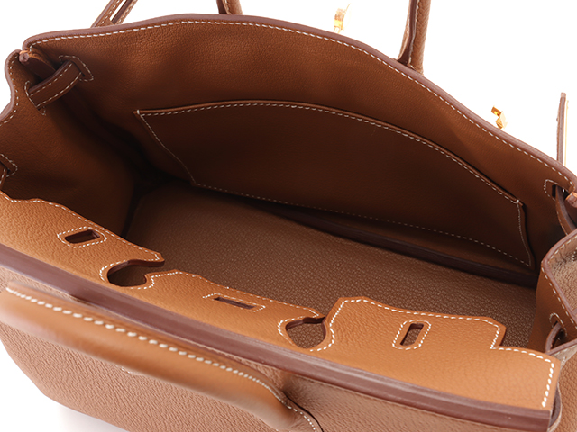 HERMES エルメス バーキン25 ゴールド GP ゴールド金具 トゴ U刻 2022