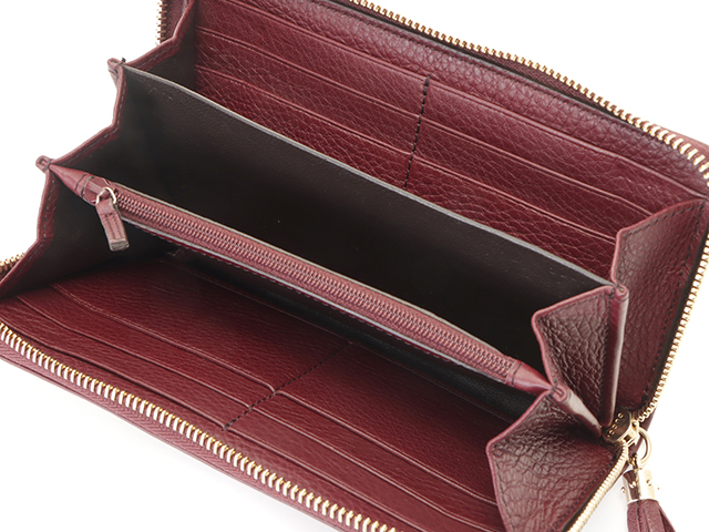 GUCCI グッチ 財布 ソーホーラウンド長財布 282413 ボルドー