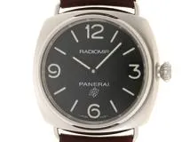 PANERAI　パネライ　ラジオミールベースロゴ　手巻き　PAM00753　SS/革　ブラック　【432】　2147200488103