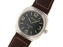 PANERAI　パネライ　ラジオミールベースロゴ　手巻き　PAM00753　SS/革　ブラック　【432】　2147200488103