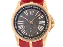 ROGER DUBUIS ロジェ･デュブイ 腕時計 エクスカリバー45 DBEX0566 K18ローズゴールド/クロコベルト グレー文字盤 自動巻き 2018年正規品【472】SJ