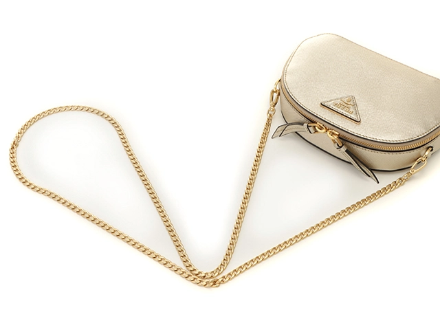 PRADA プラダ 2wayバッグ ゴールド サフィアーノ 【471】 Y