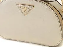 PRADA　プラダ　２wayバッグ　ゴールド　サフィアーノ　【471】　Ｙ