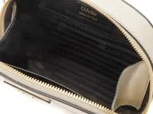 PRADA　プラダ　２wayバッグ　ゴールド　サフィアーノ　【471】　Ｙ