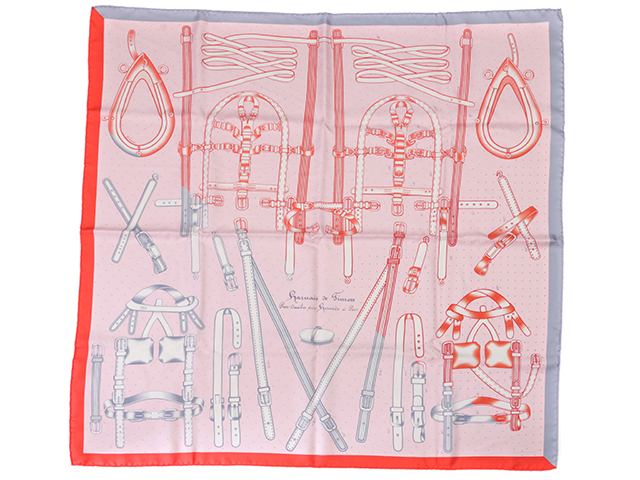 土日限定【新品】エルメス　カレ90 harnais de timon スカーフ 2147200491639_01.jpg