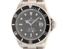 M番　ROLEX　ロレックス　サブマリーナ　16610　ステンレススチール　ブラック文字盤　メンズ　腕時計（2147200494654）【200】C