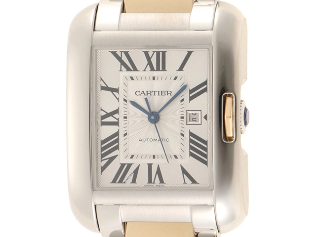 Cartier カルティエ タンクアングレースＬＭ イエローゴールド ステンレス W5310047【430】2147200497303  の購入なら「質」の大黒屋（公式）