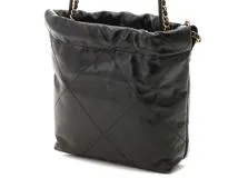CHANEL シャネル CHANEL 22 ミニ ハンドバッグ ブラック/GP
