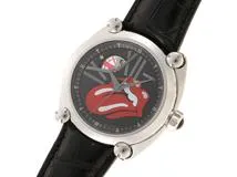 SEIKO セイコー 腕時計 ガランテ ザ･ローリング･ストーンズ結成50周年記念 SBLL017 8L38-00F0 ステンレス/革ベルト 自動巻き ブラック／レッド文字盤 2013年正規品【472】SJ