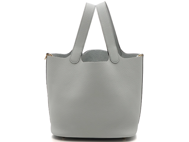 HERMES エルメス ピコタンロックMM ブルーペール/GP金具 B刻印 約2023 