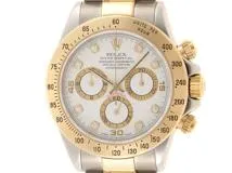 2003年並行品 ROLEX ロレックス 腕時計 コスモグラフ デイトナ 116523G 8Pダイヤモンドホワイト文字盤 ステンレス/K18イエローゴールド 自動巻き【472】SJ