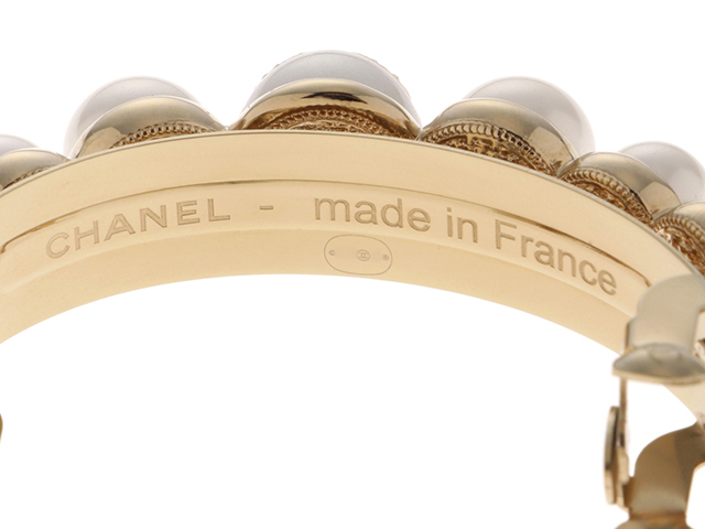 ［正規品］CHANEL フェイクパール バレッタ CHANEL シャネル フェイクパール ラインストーン ココマーク