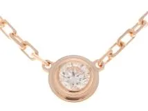 新しいスタイル Cartier カルティエ ダムールネックレスSM K18ピンクゴールド アクセサリー