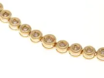 JEWELRY ノンブランドジュエリー ネックレス K18イエローゴールド ダイヤモンド2.0カラット 重さ約22.1g【472】SJ