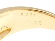 JEWELRY　ジュエリー　リング　指輪　K18　サファイア1.10ct　ダイヤモンド0.32ct　約6.8g　13.5号　2147200505398【207】