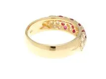 JEWELRY　ジュエリー　リング　指輪　K18　ダイヤモンド0.61ct　ルビー0.50ct　約6.0g　12.5号　2147200505770【207】