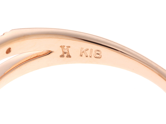 美品 VENDOME AOYAMA K18PG リング ダイヤ約10号 VENDOME AOYAMA ヴァンドーム青山 リング 指輪 K18PG ピンクゴールド