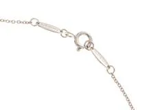 TIFFANY＆CO ティファニー オープンハートエクストラミニネックレス シルバー/ピンクゴールド 2.6g【432】2147200506487