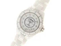 CHANEL　シャネル　J12　12PD　セラミック　ホワイト文字盤　H1629　自動巻き　オートマチック【431】