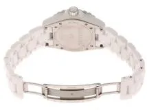 CHANEL　シャネル　J12　12PD　セラミック　ホワイト文字盤　H1629　自動巻き　オートマチック【431】