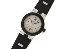 BVLGARI　ブルガリ　時計　アルミニウム　AL32TA　クオーツ　ボーイズ　AL/ラバー　シルバー　2147200508641【207】