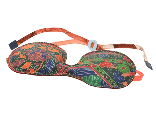 HERMES　エルメス　アイマスク　トラベルマスク アビエーター ノット・スリーピー　マルチカラー　シルク【472】AH