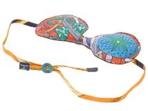 HERMES　エルメス　アイマスク　トラベルマスク アビエーター ノット・スリーピー　マルチカラー　シルク【472】AH
