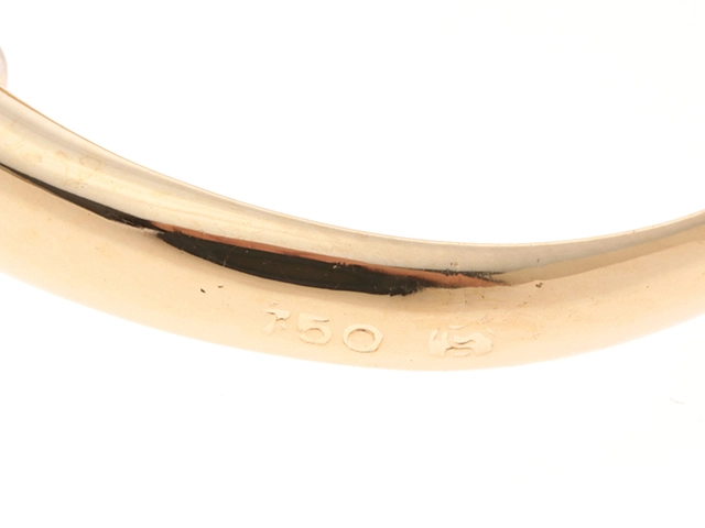 Carrera y Carrera カレライカレラ ハート&ハンドリング イエローゴールド ホワイトゴールド ダイヤモンド 6.5g #8.5 2147200512785 【432】