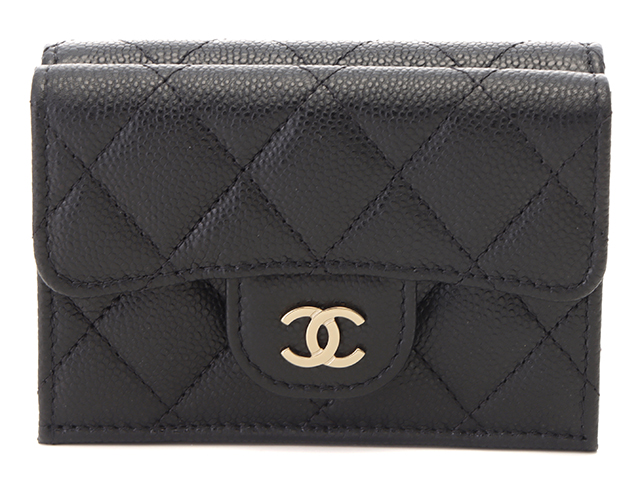 CHANEL シャネル マトラッセ クラシック スモールフラップ ウォレット ブラック/GP(ゴールドプレート金具) AP0230 B10583  C3906【472】H の購入なら「質」の大黒屋（公式）