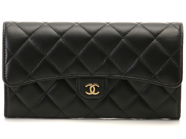 シャネル CHANEL 長財布 クラシック CLASSIC フラップ