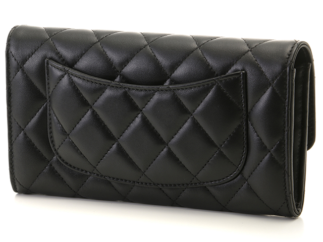 CHANEL シャネル ステッチ ココマーク マトラッセ ラウンド
