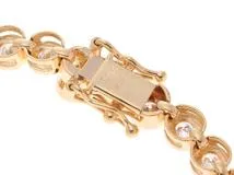 JEWELRY　ジュエリー　ブレスレット　K18イエローゴールド　ダイヤモンド2.04ct　約9.3g【207】2147200514758
