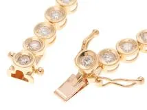 JEWELRY　ジュエリー　ブレスレット　K18イエローゴールド　ダイヤモンド2.04ct　約9.3g【207】2147200514758