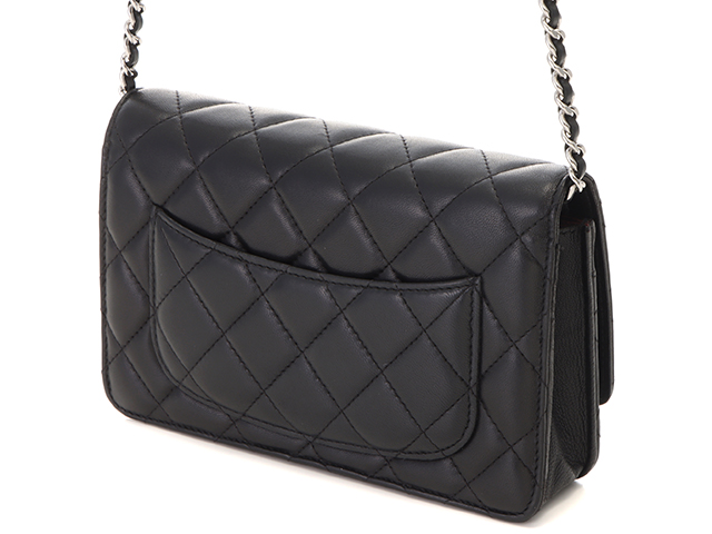 CHANEL シャネル マトラッセ チェーンウォレット ラムスキン