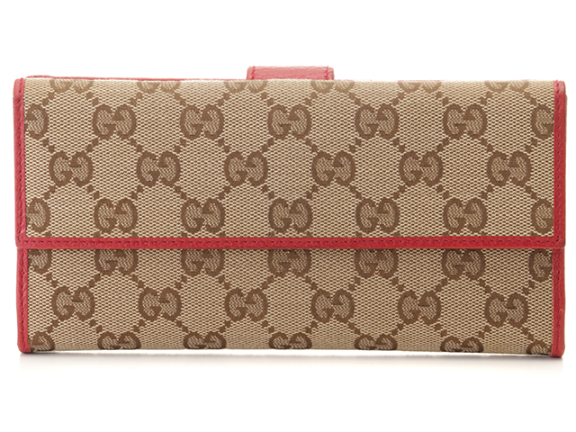 GUCCI グッチ　Wホック　インターロッキング　長財布　ベージュ　GG柄 楽天市場】gucci グッチ wホック長財布の通販