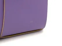 BOTTEGA VENETA　ボッテガ・ヴェネタ　アルコトートバッグ　スモール　パープル/イエロー　カーフ【430】