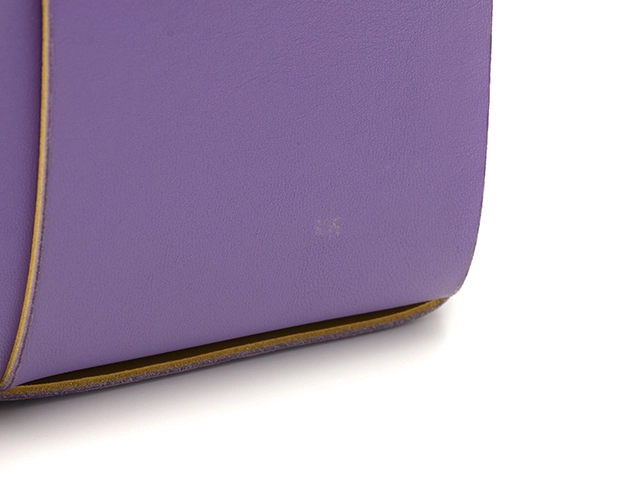 BOTTEGA VENETA ボッテガ・ヴェネタ アルコトートバッグ スモール パープル/イエロー カーフ【430】