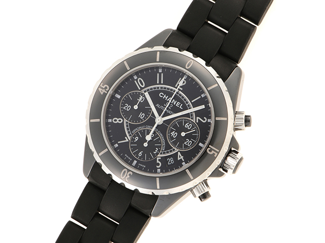 CHANEL シャネル J12クロノグラフ H0939 セラミック/ラバー 男性