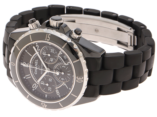 CHANEL シャネル J12クロノグラフ H0939 セラミック/ラバー 男性