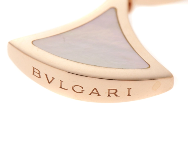 BVLGARI　ブルガリ　ディーヴァ　ドリーム　ピアス　K18ピンクゴールド　ダイヤモンド　【430】2147200521602