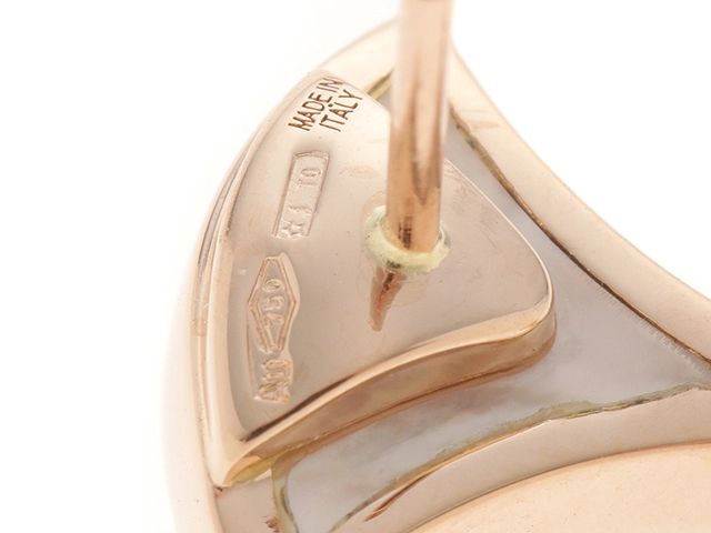 BVLGARI　ブルガリ　ディーヴァ　ドリーム　ピアス　K18ピンクゴールド　ダイヤモンド　【430】2147200521602