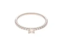 Cartier　カルティエ　エタンセル 　リング　PT950プラチナ　　ダイヤモンド　0.18ct 　1.6g　#47　【471】2147200522586