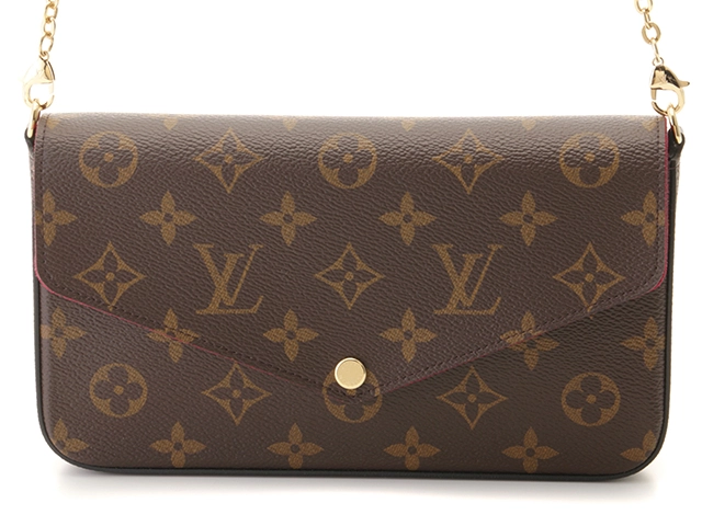 LOUIS VUITTON ルイ・ヴィトン チェーンショルダー ポシェット・フェリシー モノグラム フューシャ M81896  2147200524122 【205】 の購入なら「質」の大黒屋（公式）