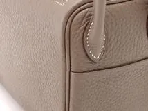 HERMES エルメス ショルダーバッグ リンディミニ エトゥープ トリヨンクレマンス ゴールド金具 Z刻印 2147200524337【430】