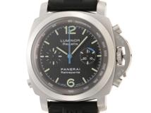 PANERAI　パネライ　PAM00286　ルミノール195・レガッタ・ラトラパンテ　500本限定　ステンレススチール　ブラック文字盤　クロノグラフ　自動巻き　メンズ　腕時計（2147200526546）【200】C