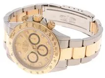 S番 ROLEX ロレックス 腕時計 コスモグラフ デイトナ 16523G 8Pダイヤモンドシャンパン文字盤 K18イエローゴールド／オイスタースチール 自動巻き【472】SJ
