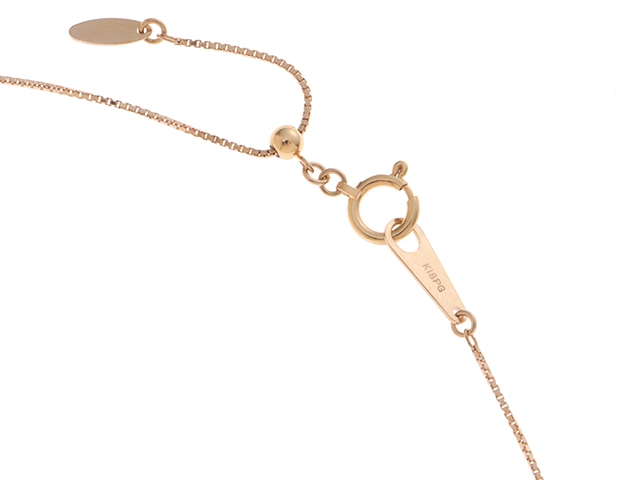 JEWELRY ノンブランドジュエリー ネックレス K18PG ピンクゴールド ダイヤモンド 0.25ct  【472】2147200527055