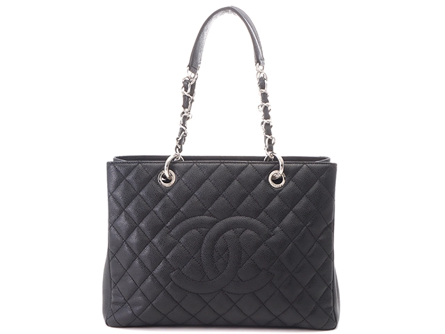 CHANEL シャネル バッグ GSTチェーンショルダー A50995 マトラッセ ココマーク ショルダーバッグ キャビアスキン  シルバー【431】2147200528847 の購入なら「質」の大黒屋（公式）