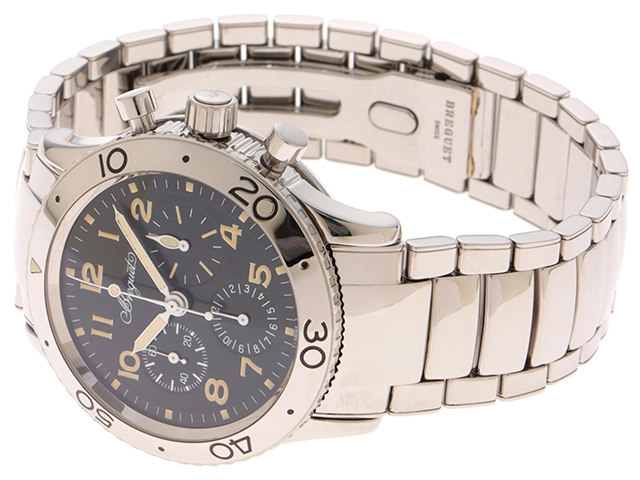 Breguet ブレゲ タイプXX アエロナバル 3800ST/92/SW9 ステンレス トリチウム ブラック文字盤 自動巻き　メンズ