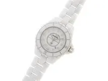 CHANEL　シャネル　J12/12PD　H1628　レディース時計　クォーツ　ホワイト文字盤【430】2147200529950